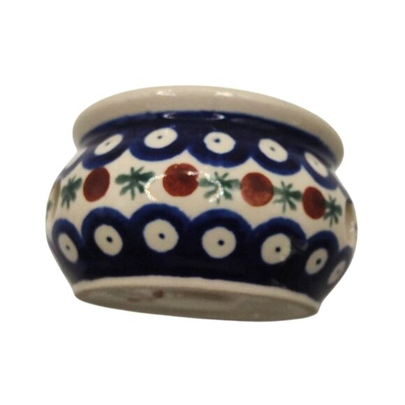 Polish Pottery Boleslawiec Mosquito #P4859A Handmade 3.5" Ceramic Mini Heater - Picture 8 of 11